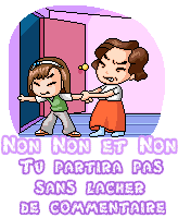 non non non ne part pas sinon........................